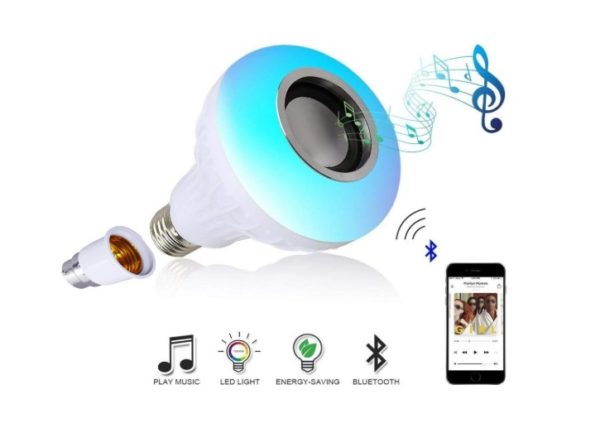 LED Light with Bluetooth Speaker